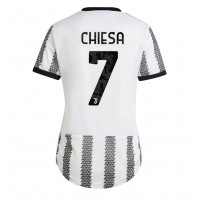 Juventus Federico Chiesa #7 Fotballklær Hjemmedrakt Dame 2022-23 Kortermet